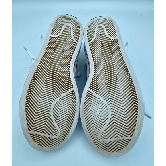 Nike Court Legacy GS Low Top White Royal Blue DA5380-107 Youth Athletic Size 4Y - Picture 4 of 5